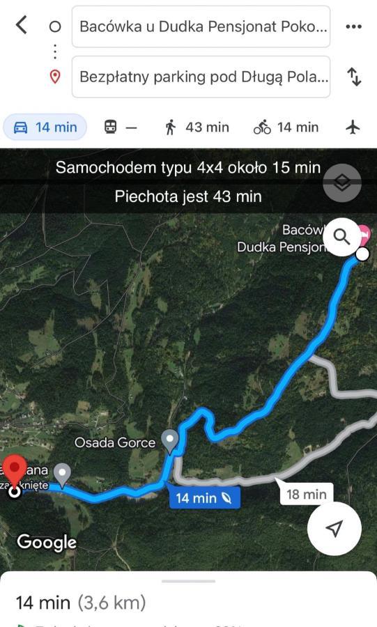 Domek W Gorach- Bacowka U Dudka Nowy Targ Dış mekan fotoğraf